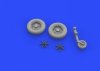 Eduard 648295 Bf 109G-2 wheels  EDUARD 1/48